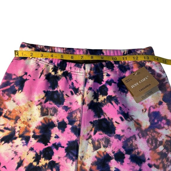 Tie-Dye Just Cozy XL Tall 4-Way Stretch Leggings Soft Comfortable Elastic Waist - Picture 8 of 10